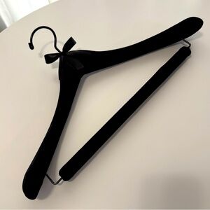 EUC CUSTOM VELVET COVERED WOODEN SUIT HANGER